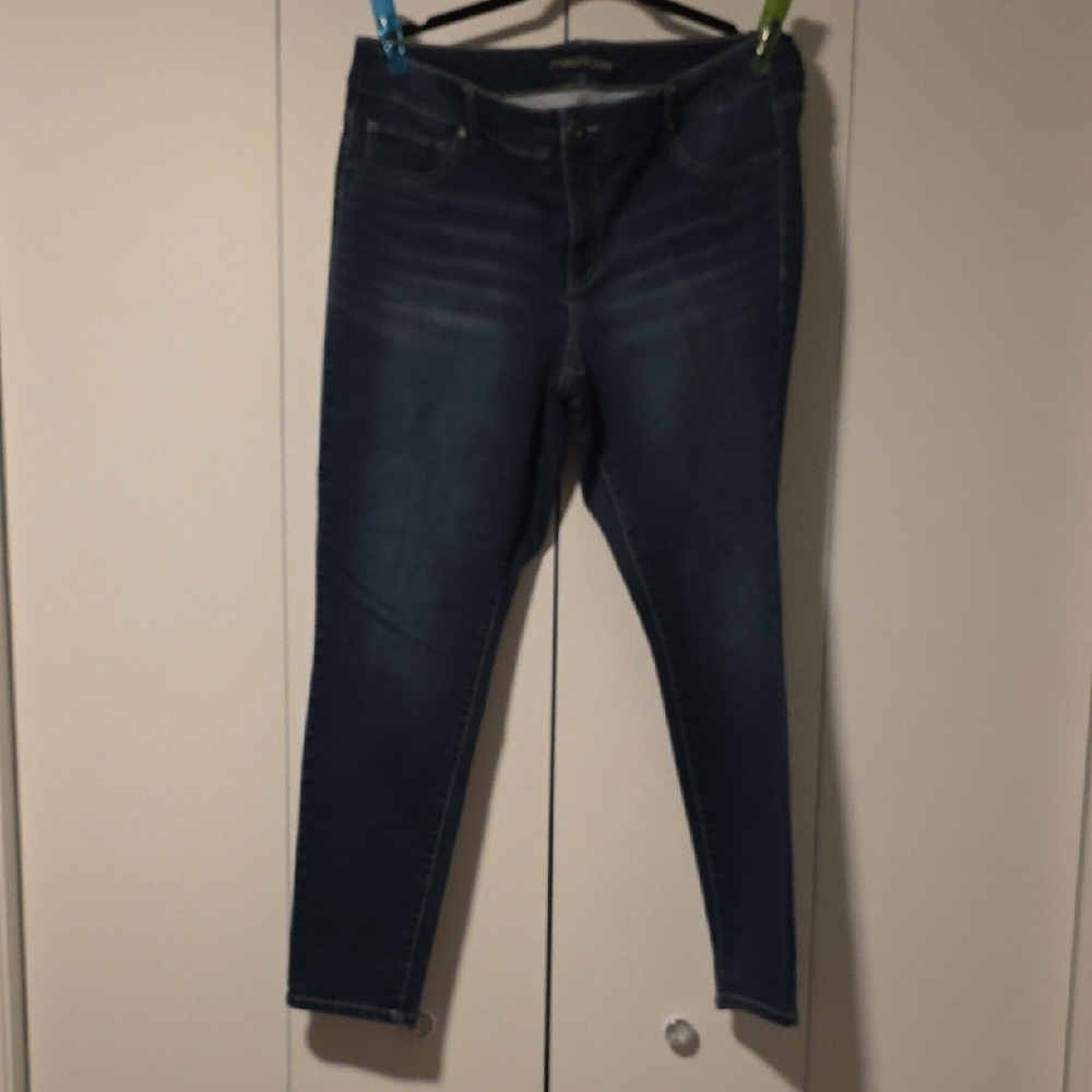 Maurices Dark Blue Skinny Jeans